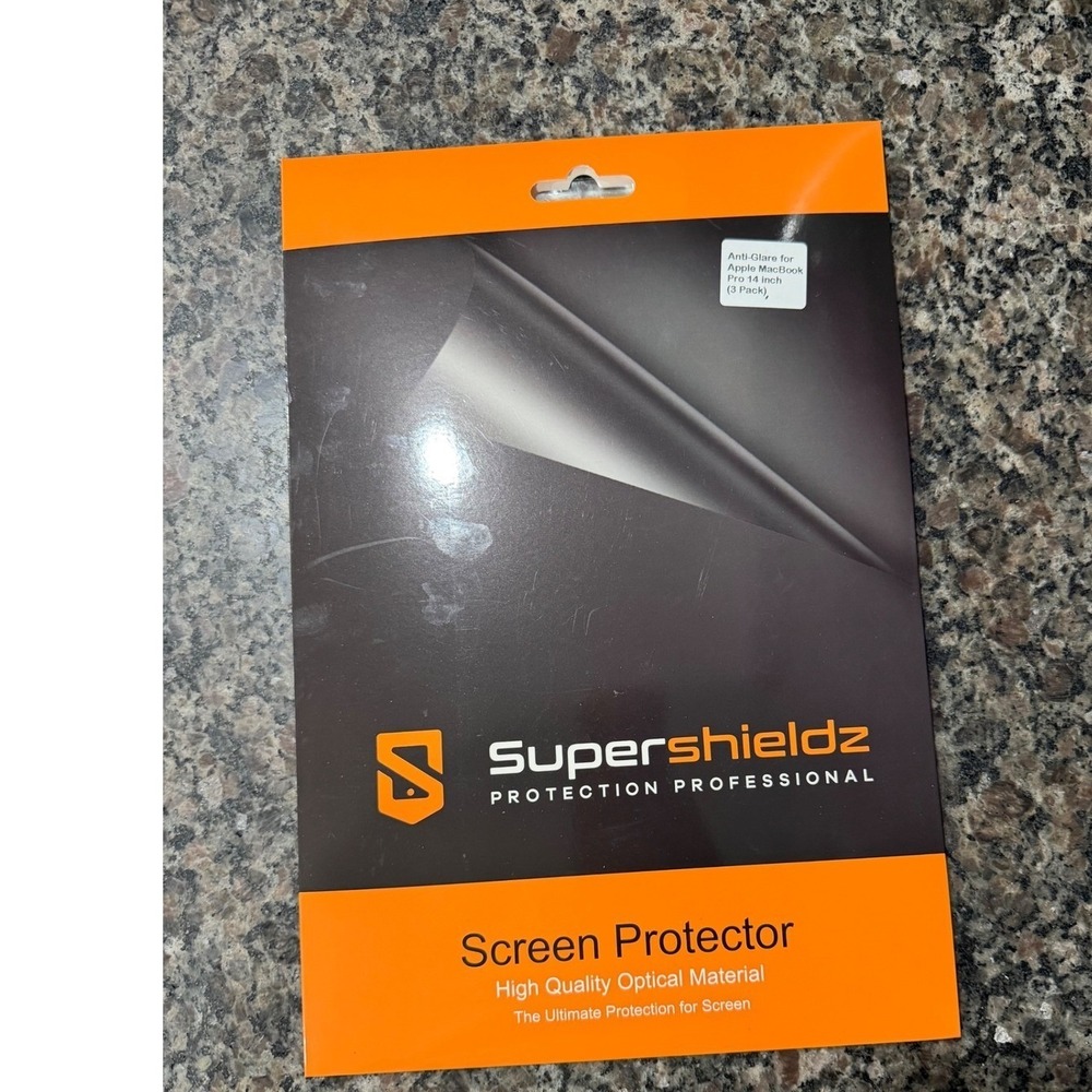 Supershieldz Anti Glare Screen Protector for Apple MacBook Pro 14 inch 3 Pack